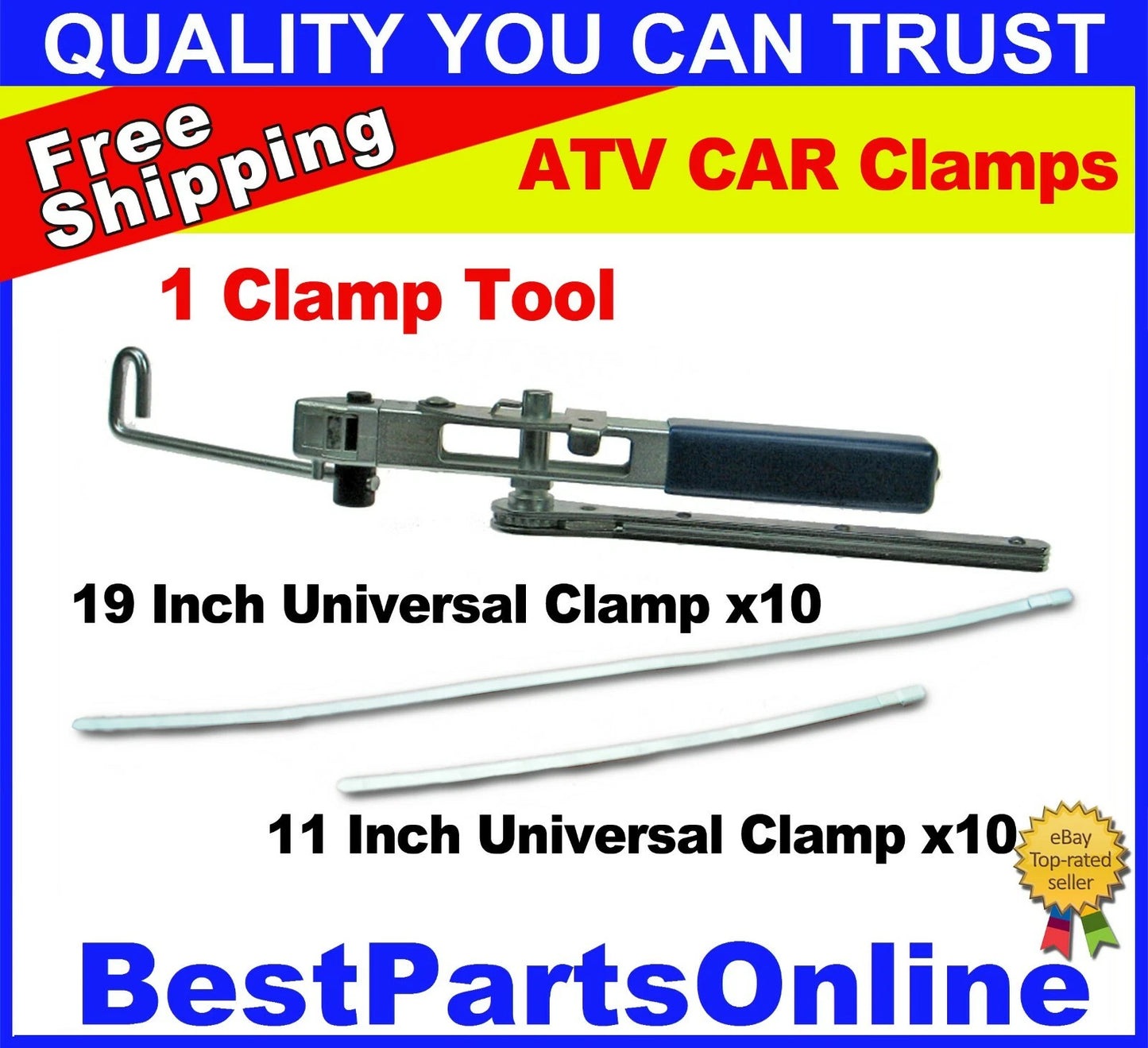 Band and Buckle Clamps / 21 pcs / CV Half Shaft Boot Band for ATV