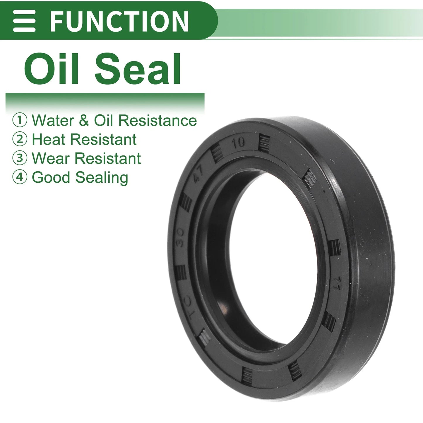 Oil Seal 30x47x10mm 5 x Seal Ring Rotary Shaft NBR Rubber