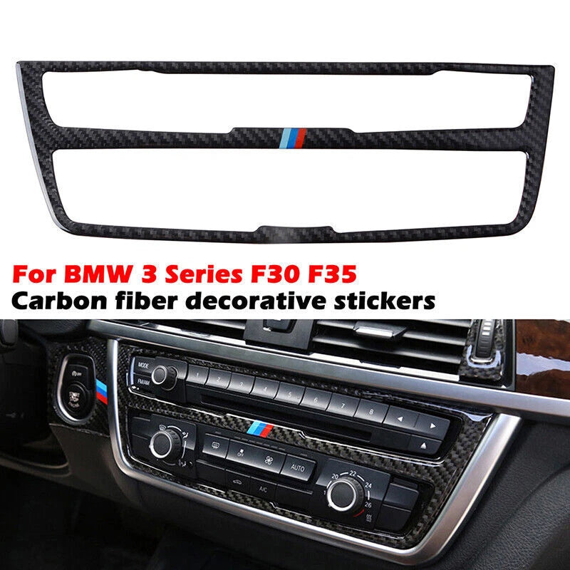 11PCS Carbon Fiber Interior Trim Covers for BMW 3 4 Series F30 F34 (2012-2019)