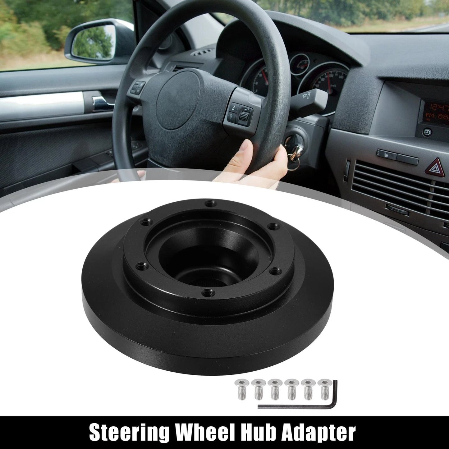 6 Hole Hub Adapter Black for BMW M3 Z4 E90 Mini Cooper