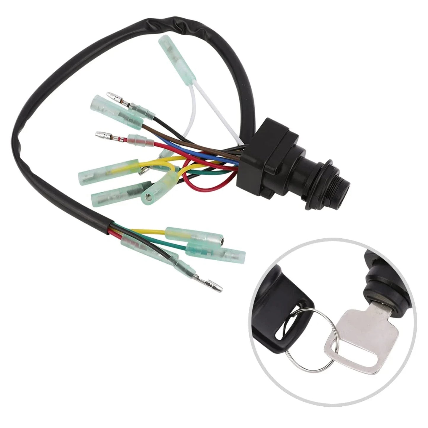 Ignition Main Key Switch Set for Yamaha Outboard Motor Control