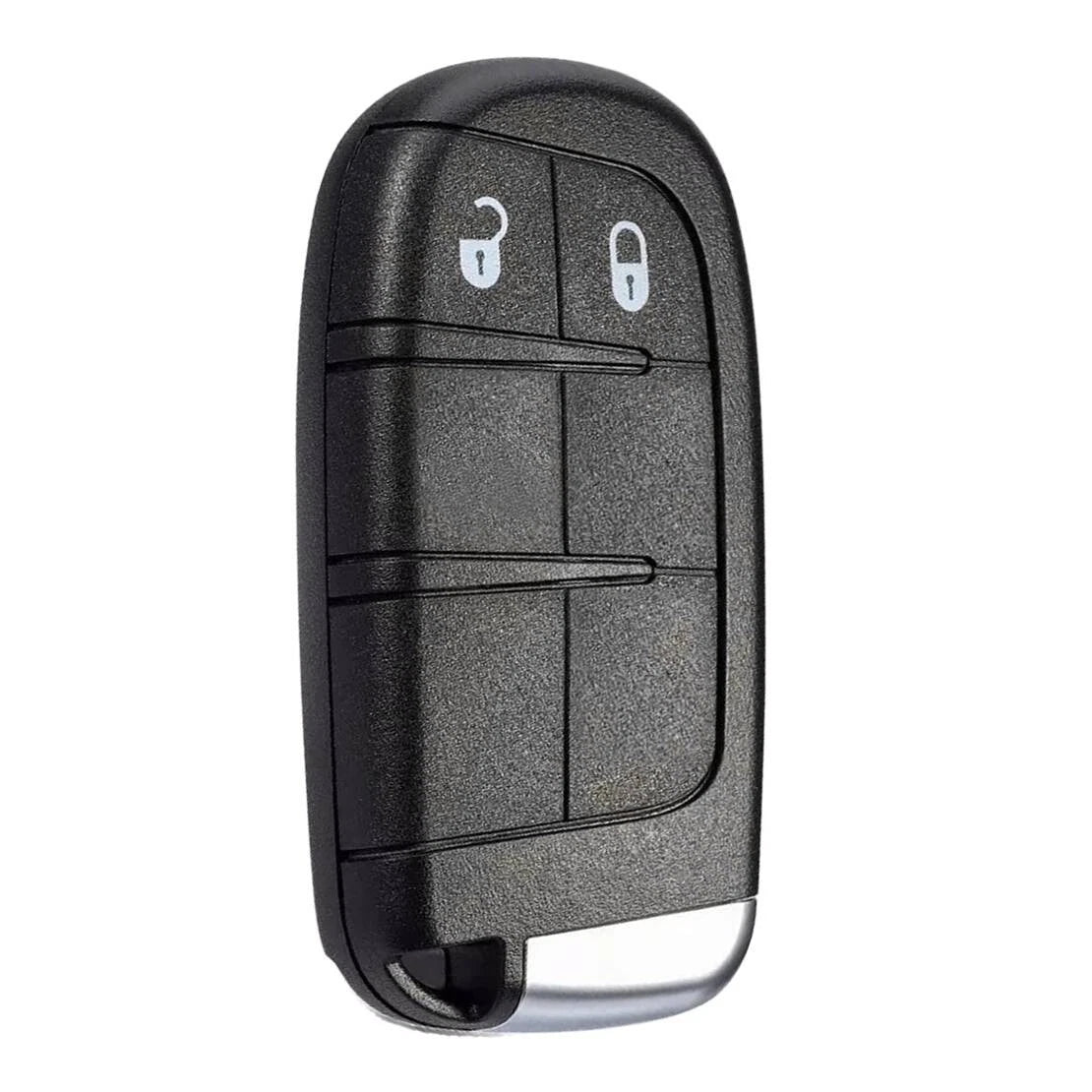 2 x Button Car Key Cover Housing for Jeep Chrysler Dodge (2011-2023)