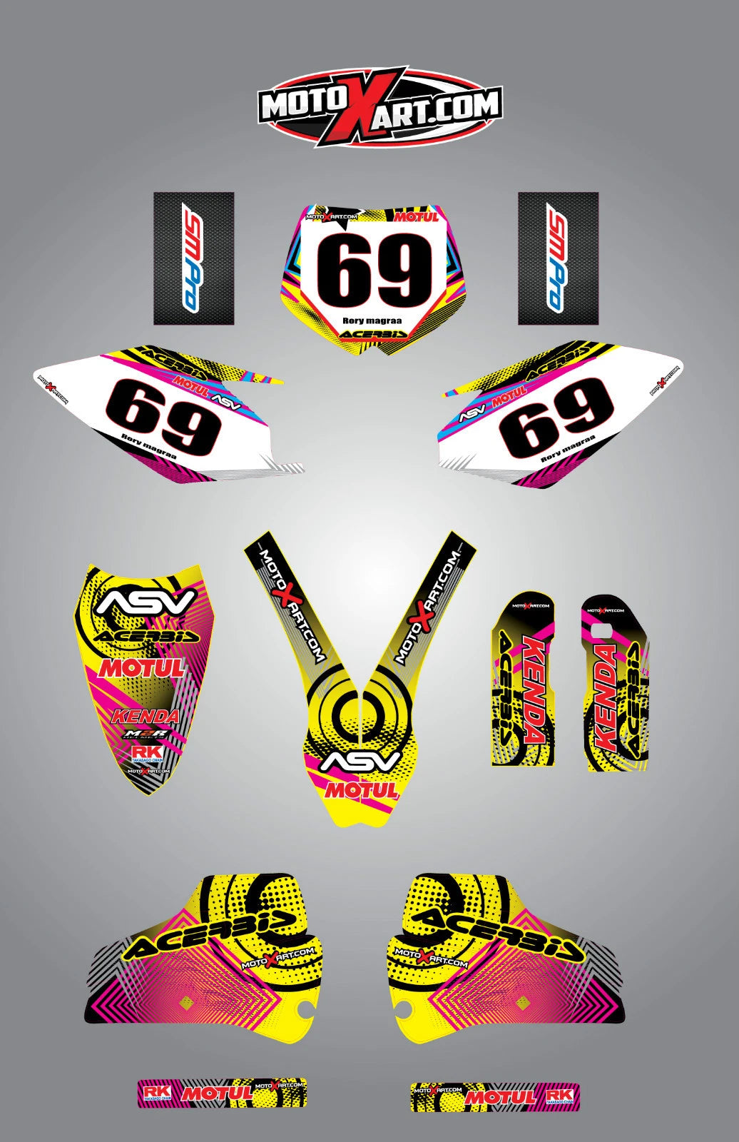 Custom Graphic Kit for Husaberg 2000-2005