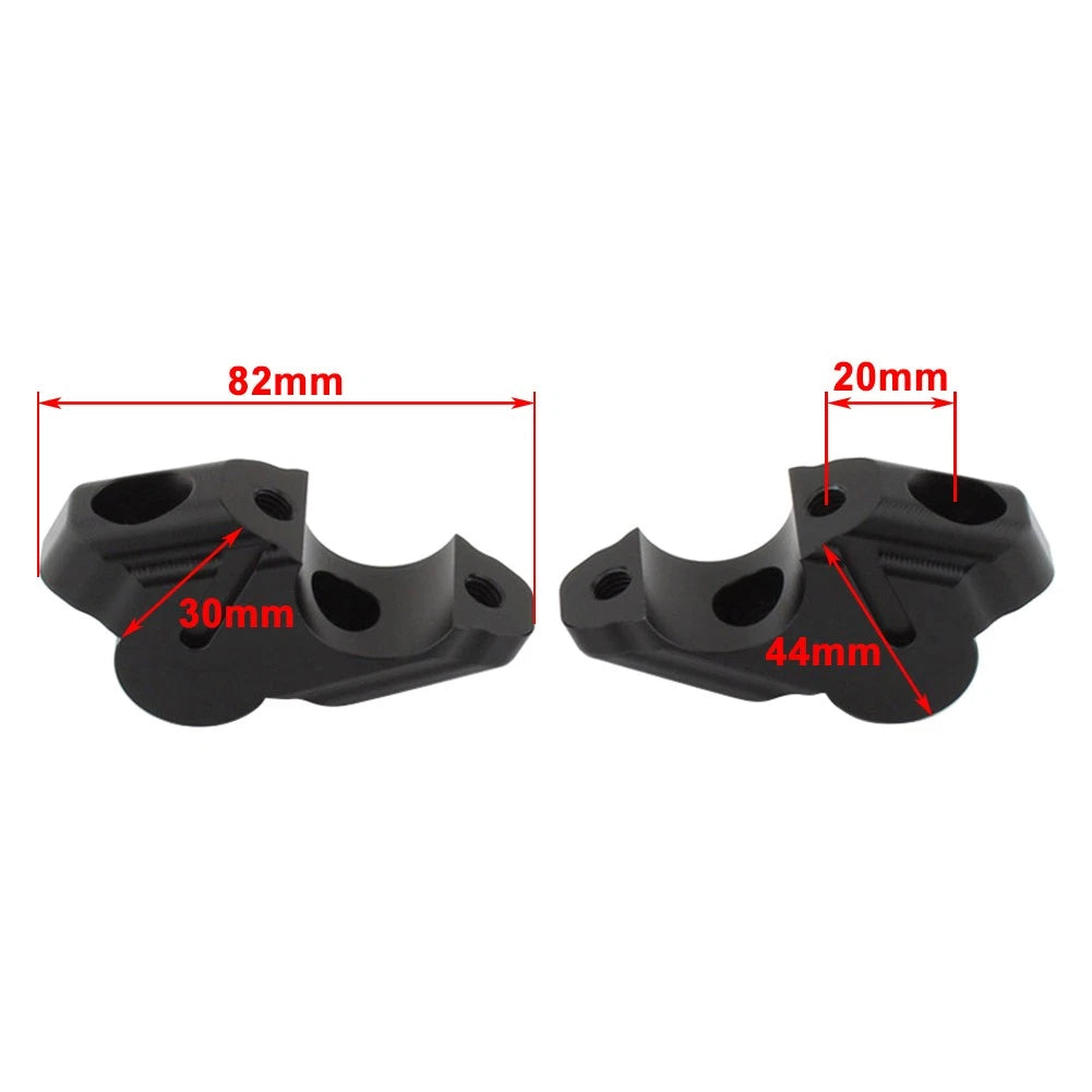 Offset Handlebar Riser Clamp for Yamaha Tenere 700, MT07 (2019-2025)