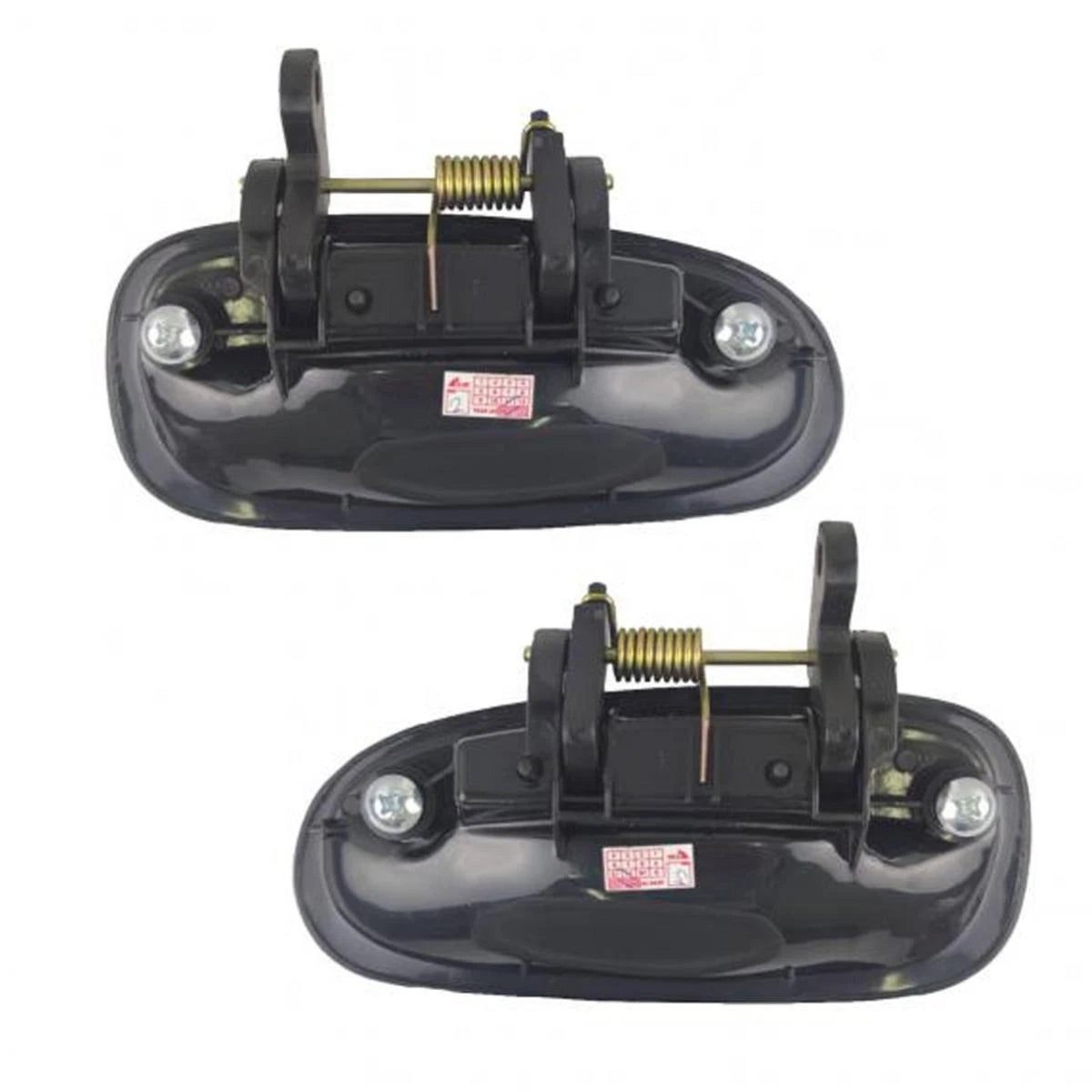 Door Handle Rear L+R Black Glossy Fits Honda Civic EK EM 4D Sedan 1996-00 D06