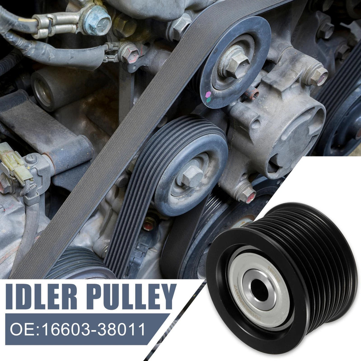 Drive Belt Idler Pulley for Toyota Tundra (2000-2006)