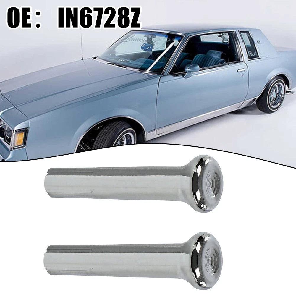 Metal Door Lock Knob Set for Buick Chevrolet Pontiac (1971–1988)