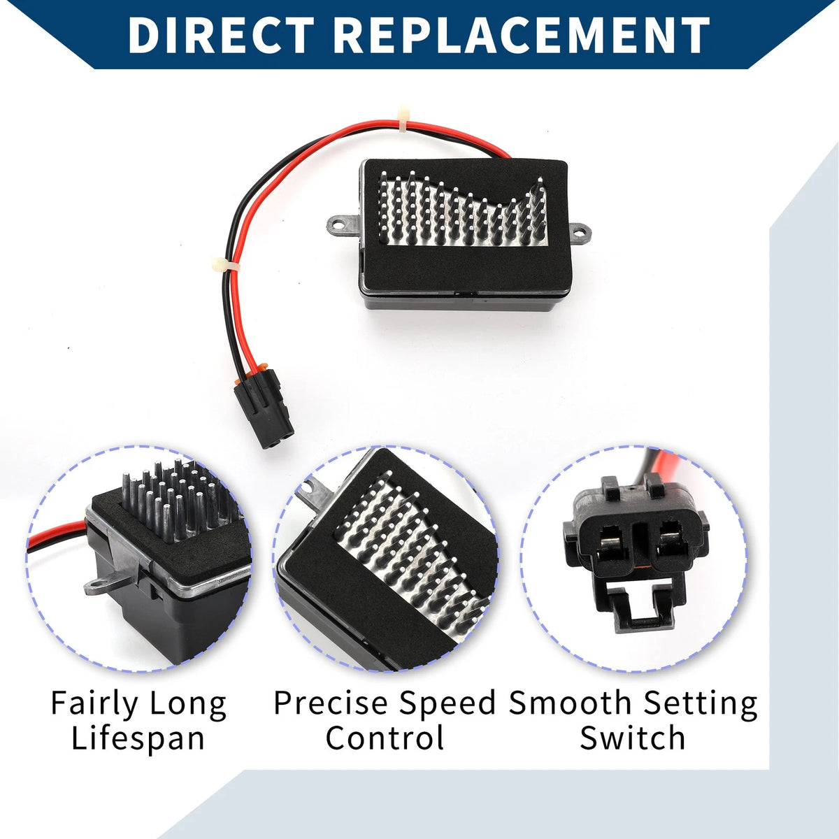 HVAC Blower Motor Resistor for Chevrolet Escalade (2002-2002)