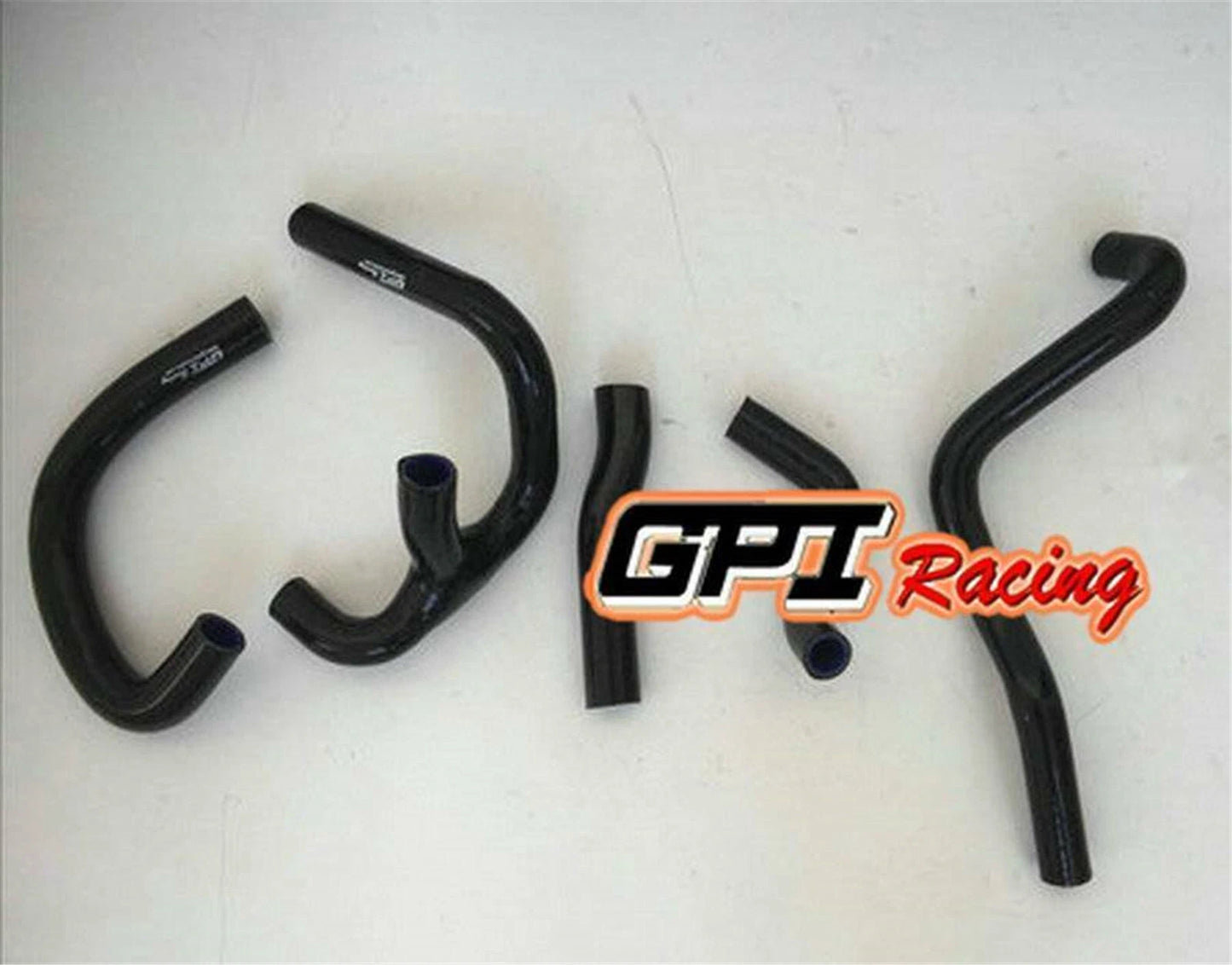 BLACK Silicone Radiator Hose for Suzuki RGV 250 (All Years)