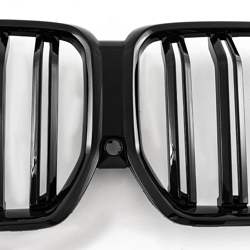 Gloss Black Dual Slat Front Kidney Grille for BMW X6 G06 X6M F96 (2020-2023)