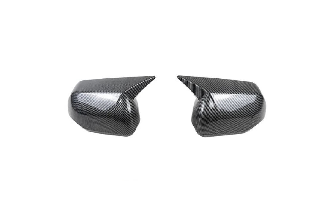 Carbon Fiber Rearview Mirror Lid Cover Trim for 2023-2024 Toyota Sequoia