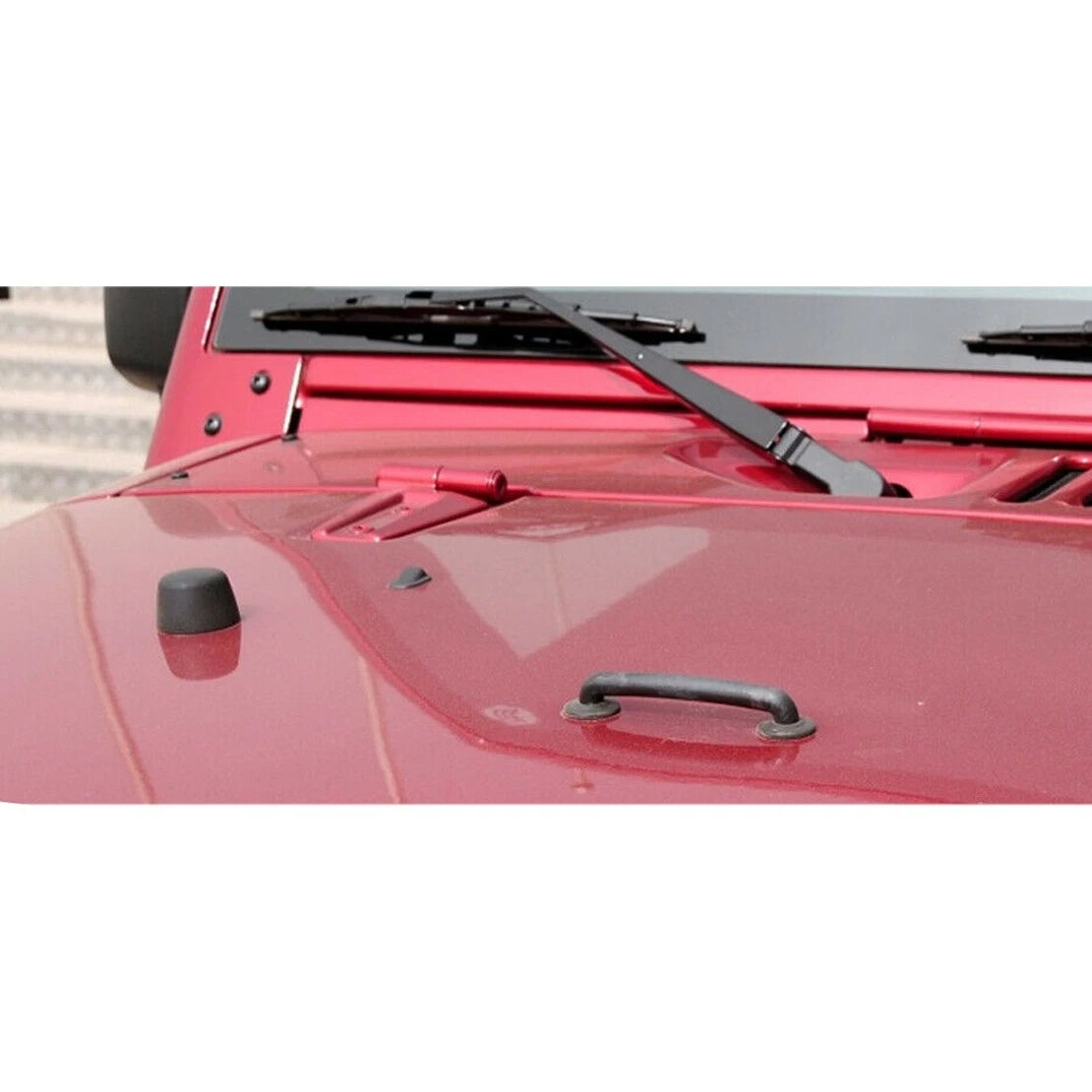 Strap Hood Windshield Retainer Bracket for 2007-2018 Jeep Wrangler JK