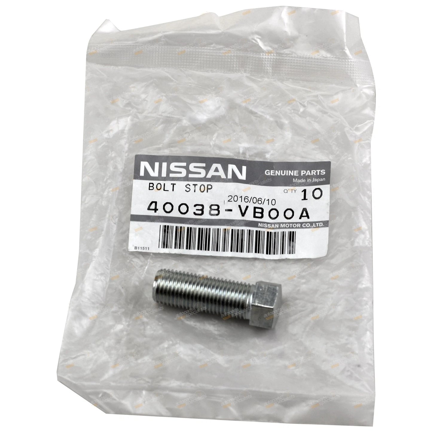 Front Steering Lock Stop Bolt for Nissan Patrol GU Y61 (1997-2016)