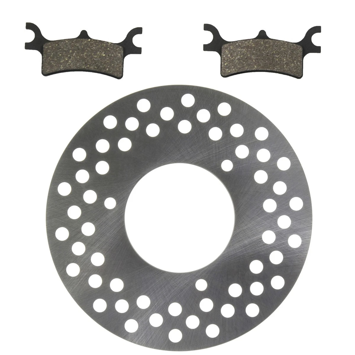 Rear Disc Brake Rotor & Pads for Polaris Scrambler 500 4x4 (2005–2012)