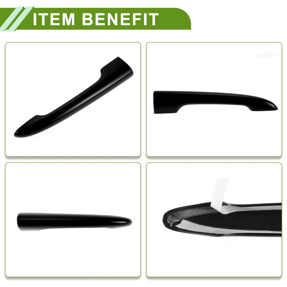 Rear Trunk Tailgate Handle Cover for BMW Mini Cooper F54 Clubman Black (2014-)