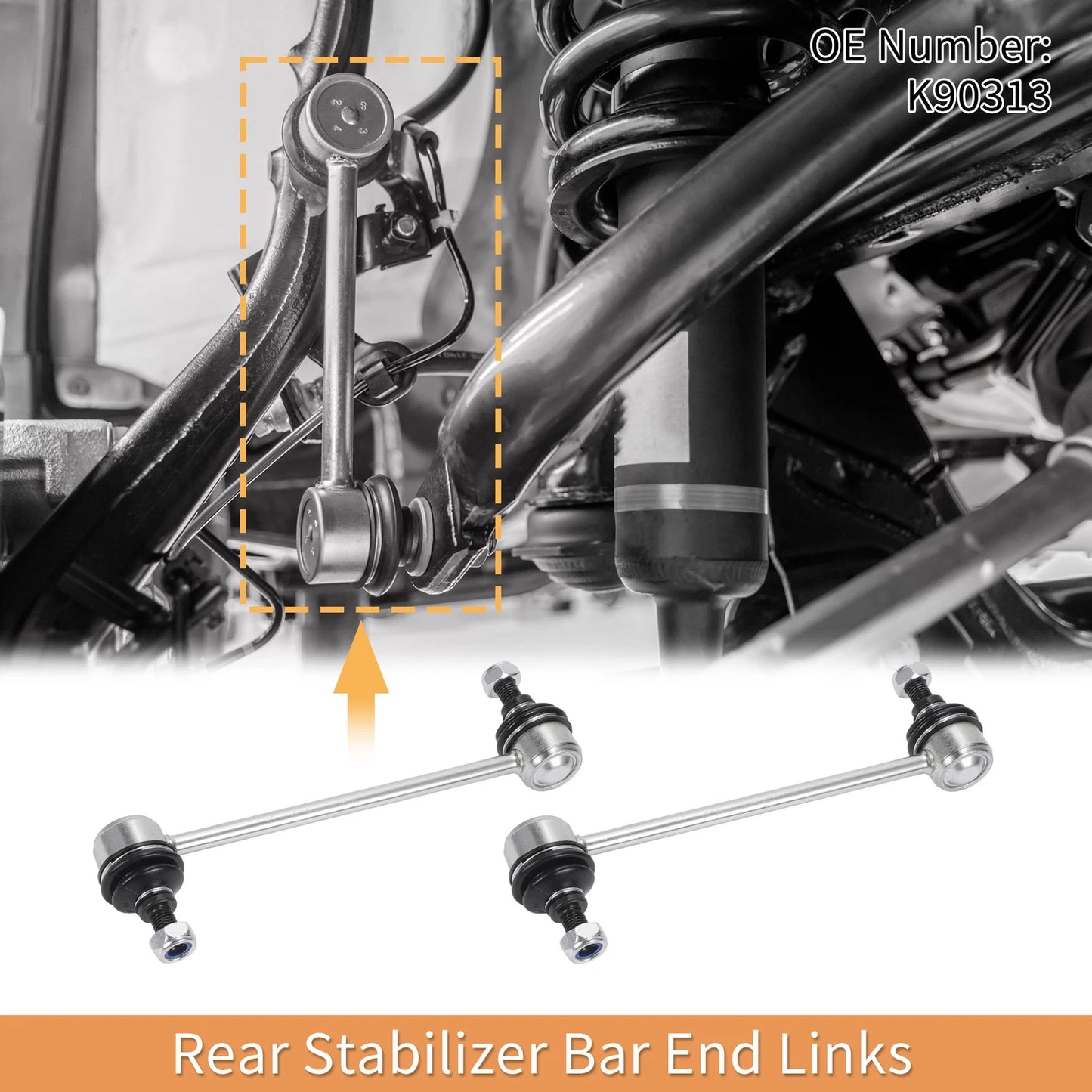 2pcs Rear Stabiliser Sway Bar Link for Lexus ES300 for Toyota Camry