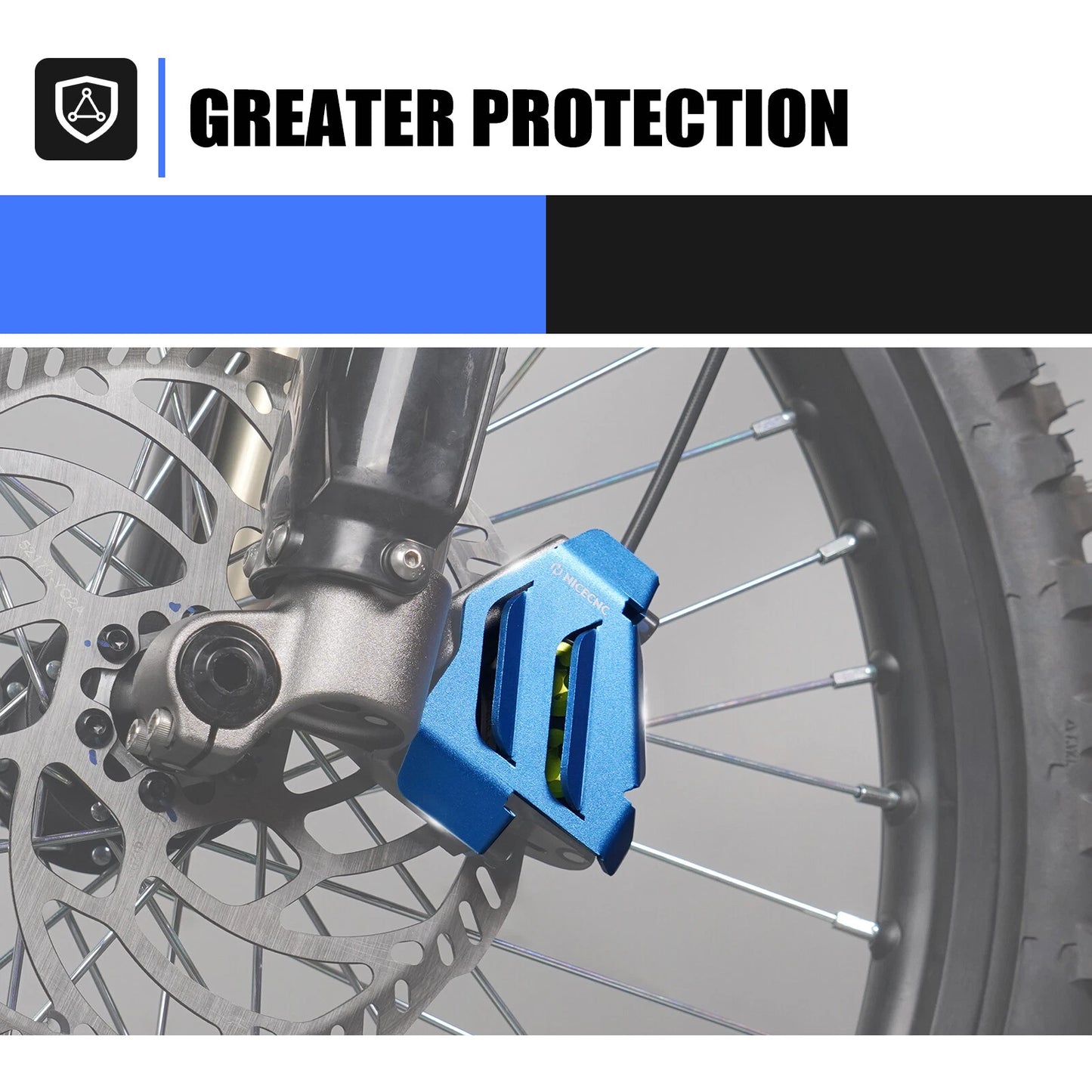 Front Brake Caliper Guard for Surron Light Bee X S L1E (2020-2023)