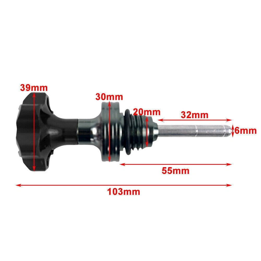 Aluminum Engine Oil Dipstick for 125CC Chinese ATV Pit Dirt Bike (No Year)