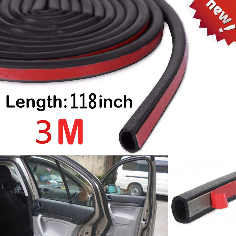 13Ft D-Shape Rubber Door Seal Strip for Ford