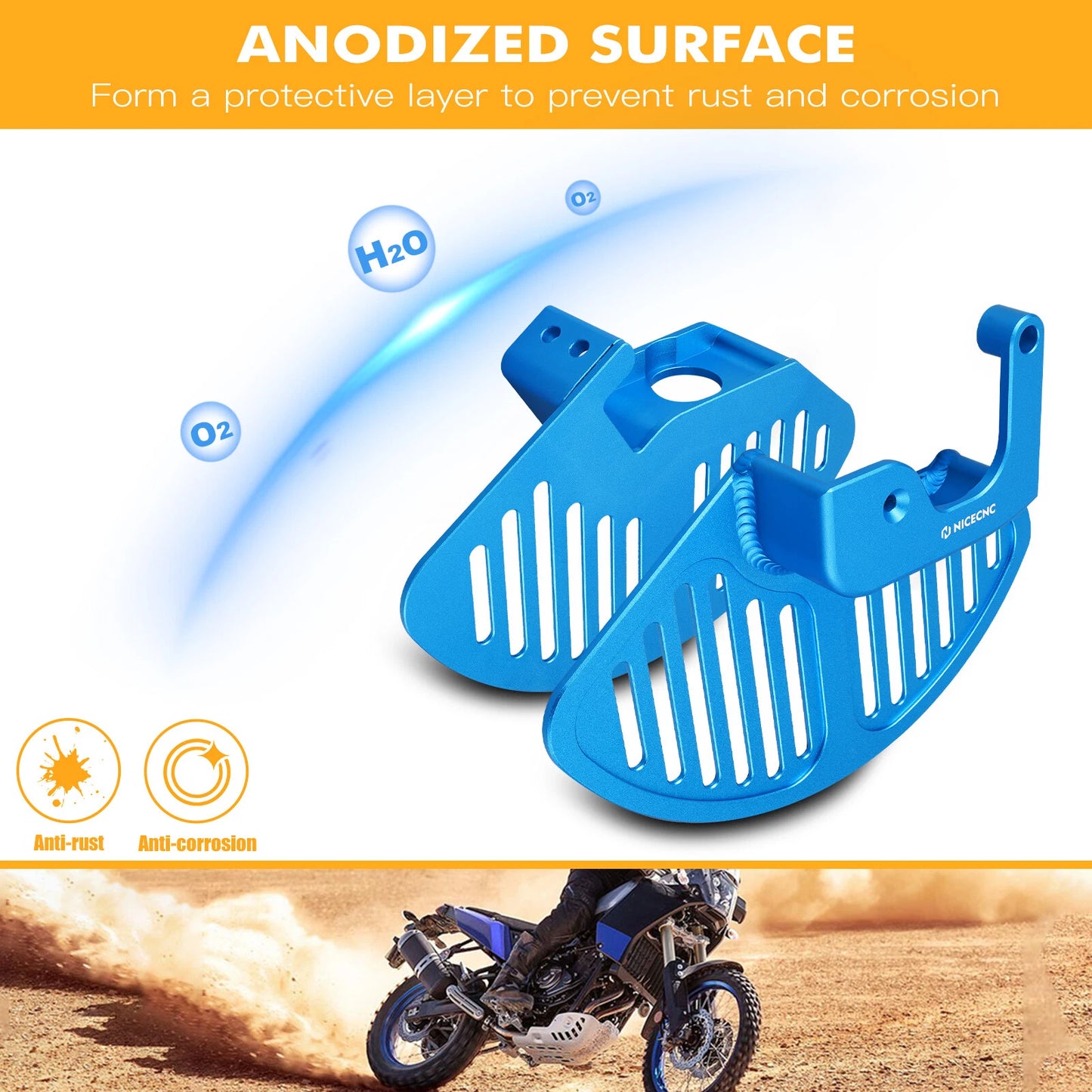 Front Fork Leg/Brake Disc Guard for Yamaha Tenere 700 (2019-2023)