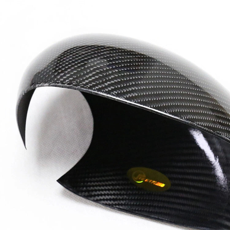 100% Carbon Fiber Stick-on Side Mirror Cover Caps for Dodge Challenger 2009-2022