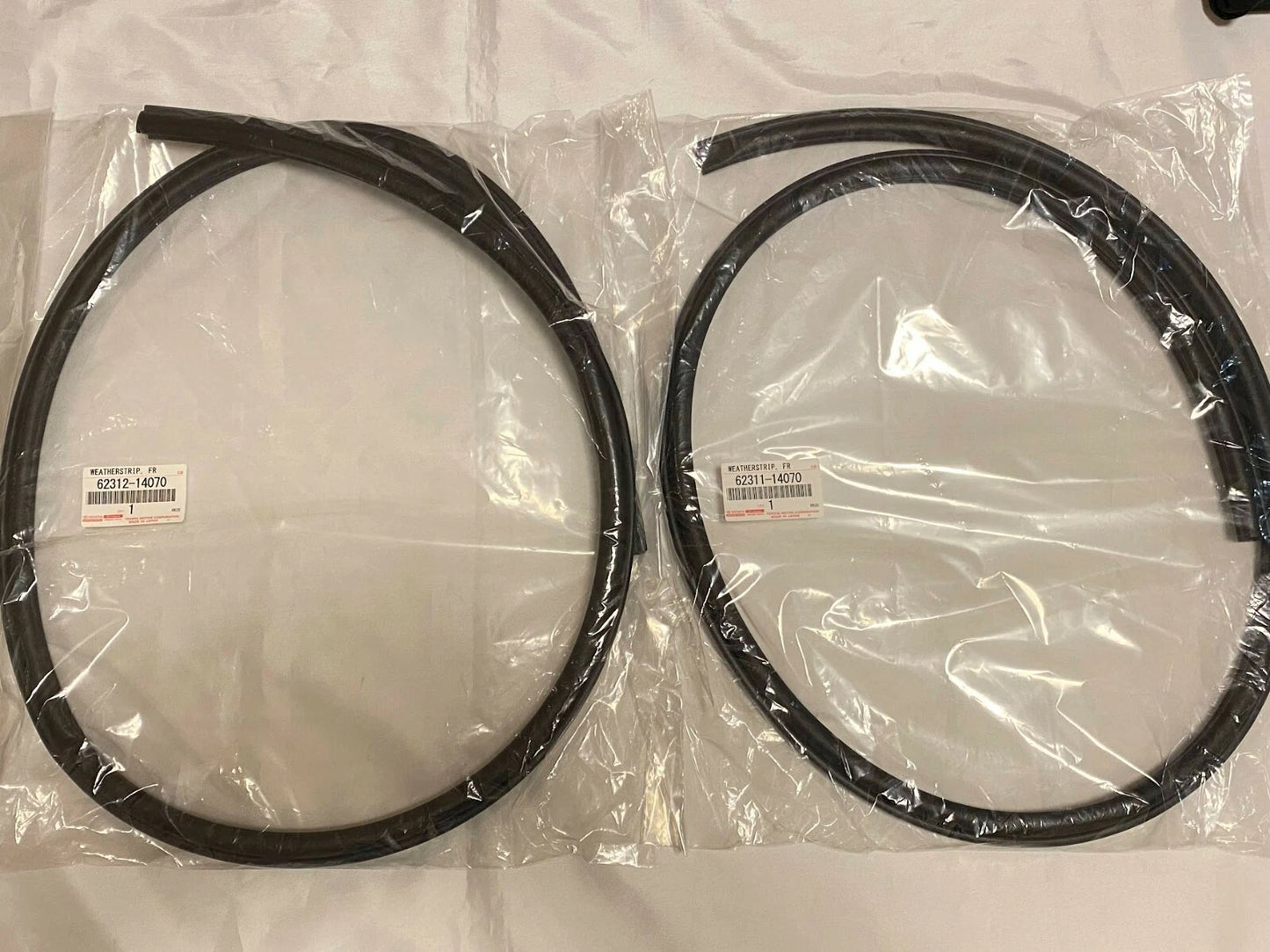 2 x Door Weatherstrip Seal Trim Right Left Set for TOYOTA SUPRA JZA80 MK4