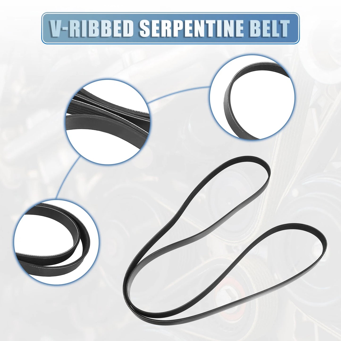 V-Ribbed Serpentine Drive Belt for Buick Enclave (2013–2017)