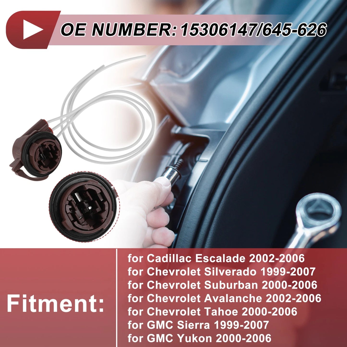Turn Signal Light Socket Wiring for Cadillac Escalade (2002-2006)