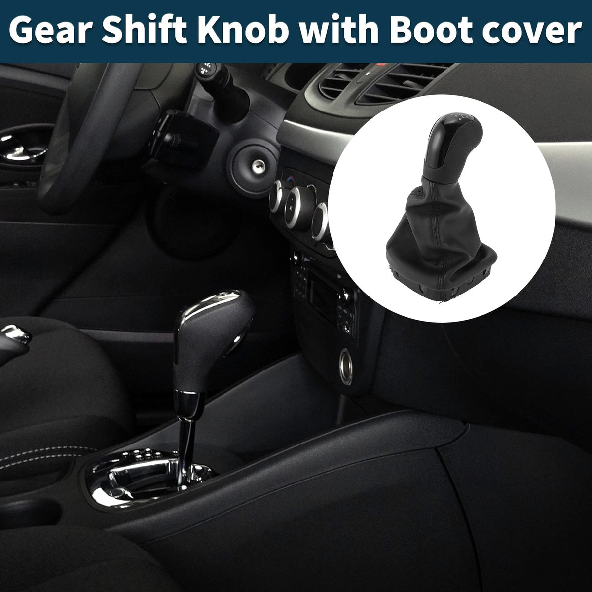 6 Speed Manual Gear Shift Knob & Cover for Mercedes-Benz A-Class (1997-2004)