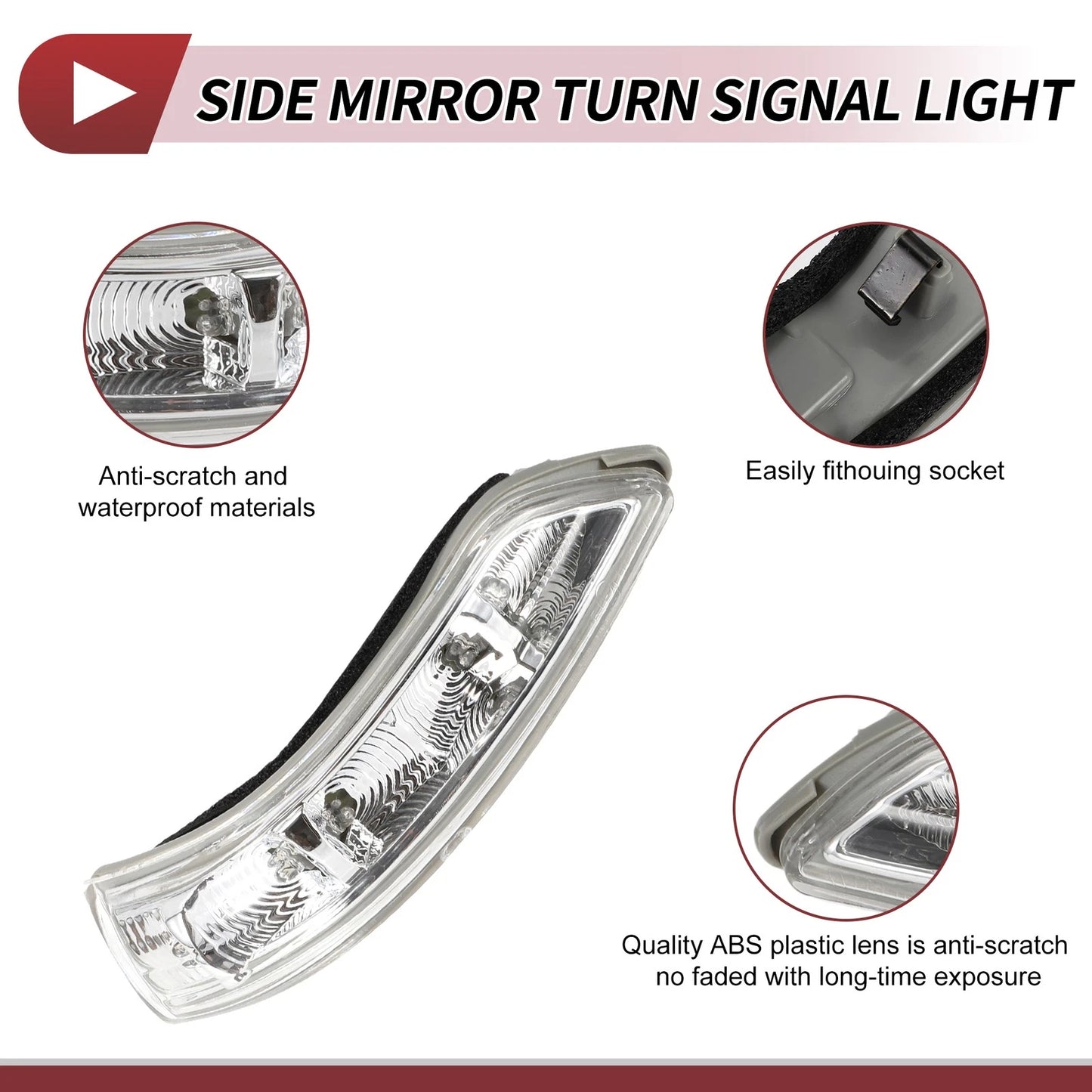 Car Mirror Turn Signal Light for Hyundai Azera 2006-2010 Right LED