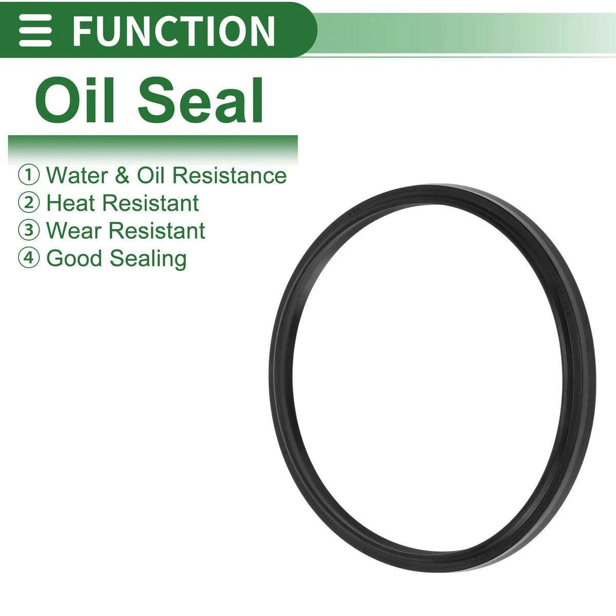 Oil Seal 100x110x6mm Black 5 Pcs Seal Ring NBR Rubber for Make Model