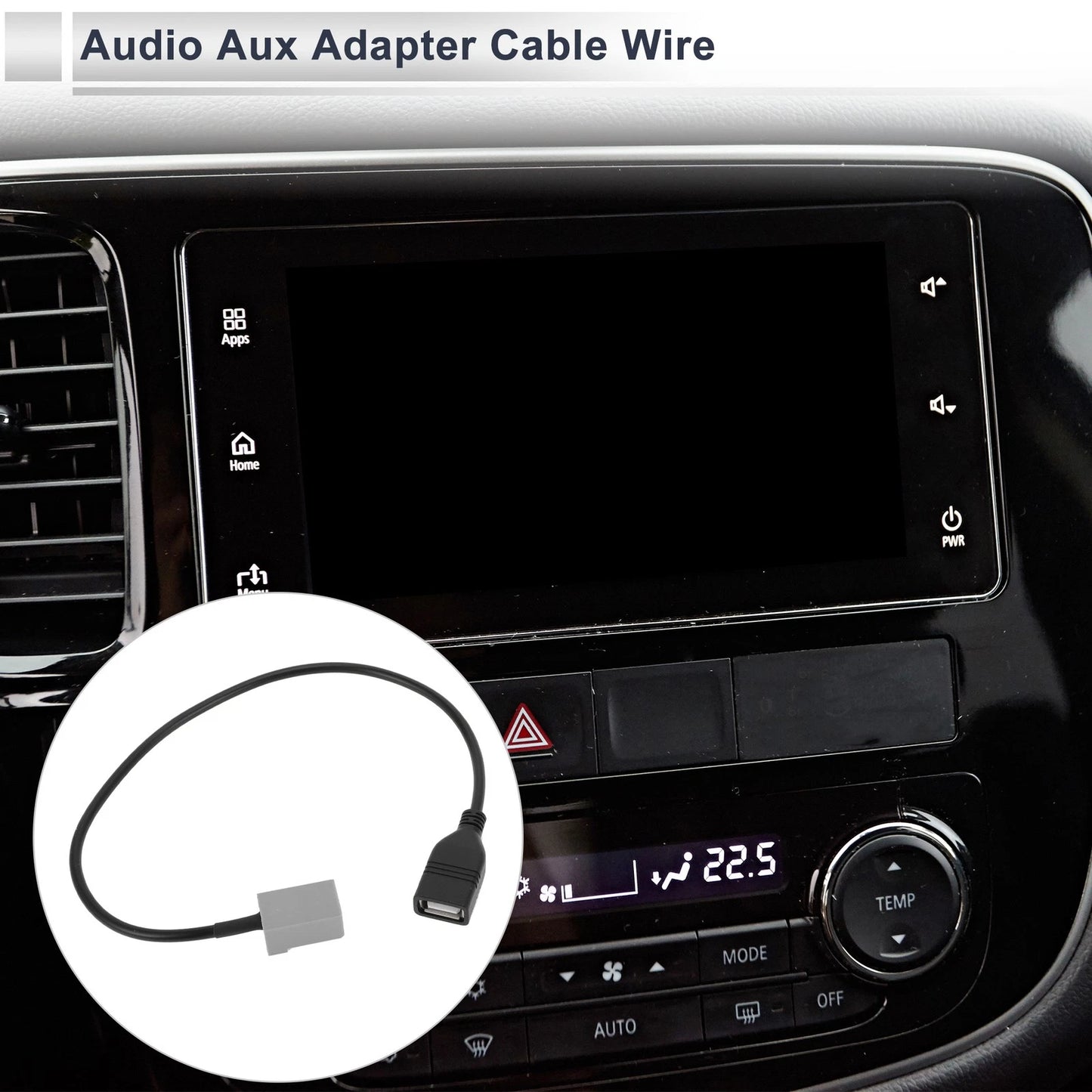 Audio Aux Adapter Cable for Honda Stereo Radio