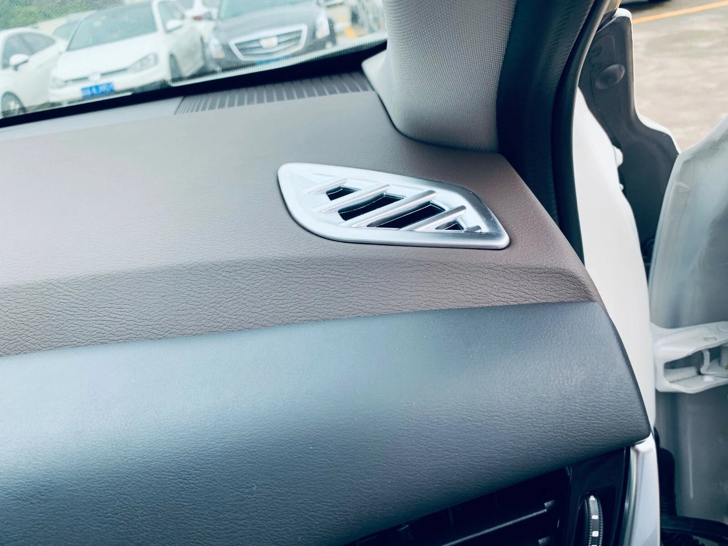Interior Matte Air Outlet Vent Upper Cover Trim for Nissan Rogue (2021-2023) 2 x