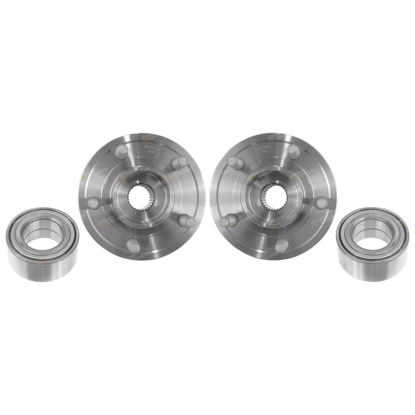 LH+RH Bearing Hub Assemblies Pair for Ford Territory SX SY (2004-2011)