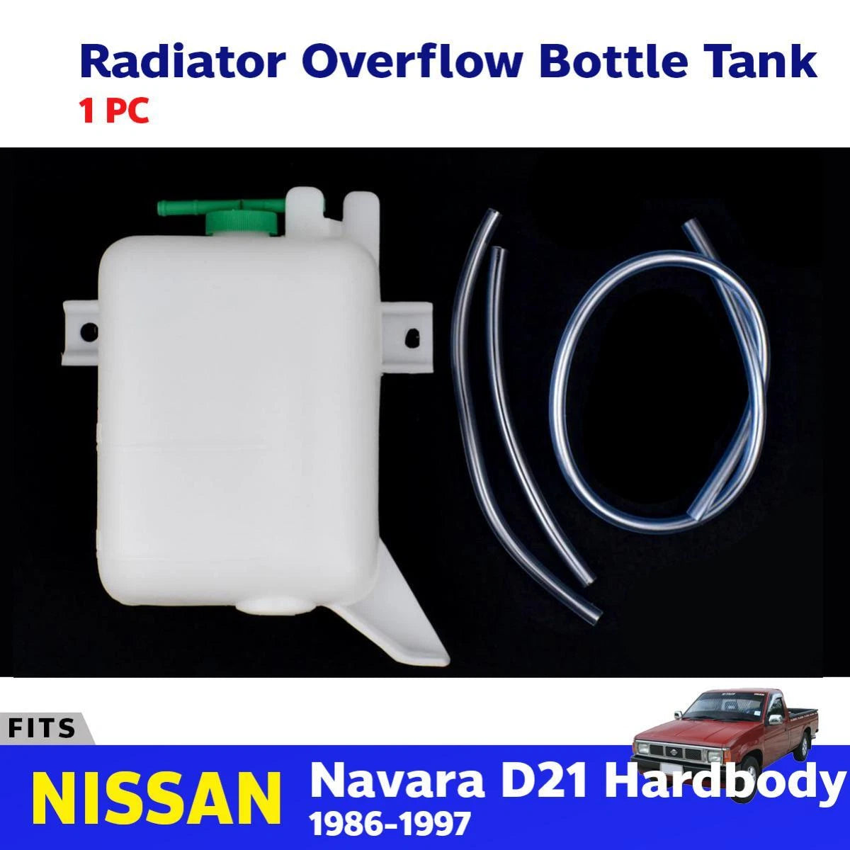 Radiator Bottle Reservoir Overflow Tank Fits Nissan Navara D21 Truck 1986-97 D06