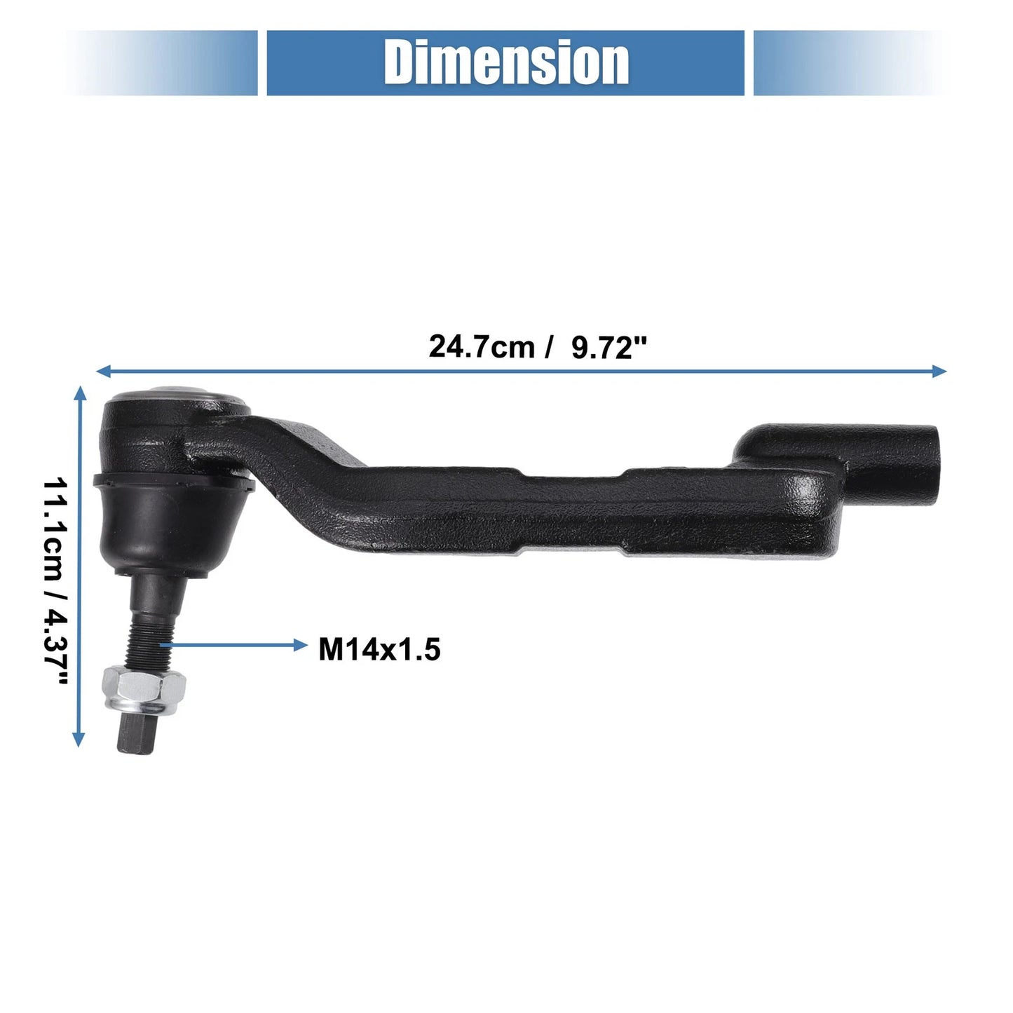 Front Outer Tie Rod Ends for Chrysler 300 (2011 - 2022)