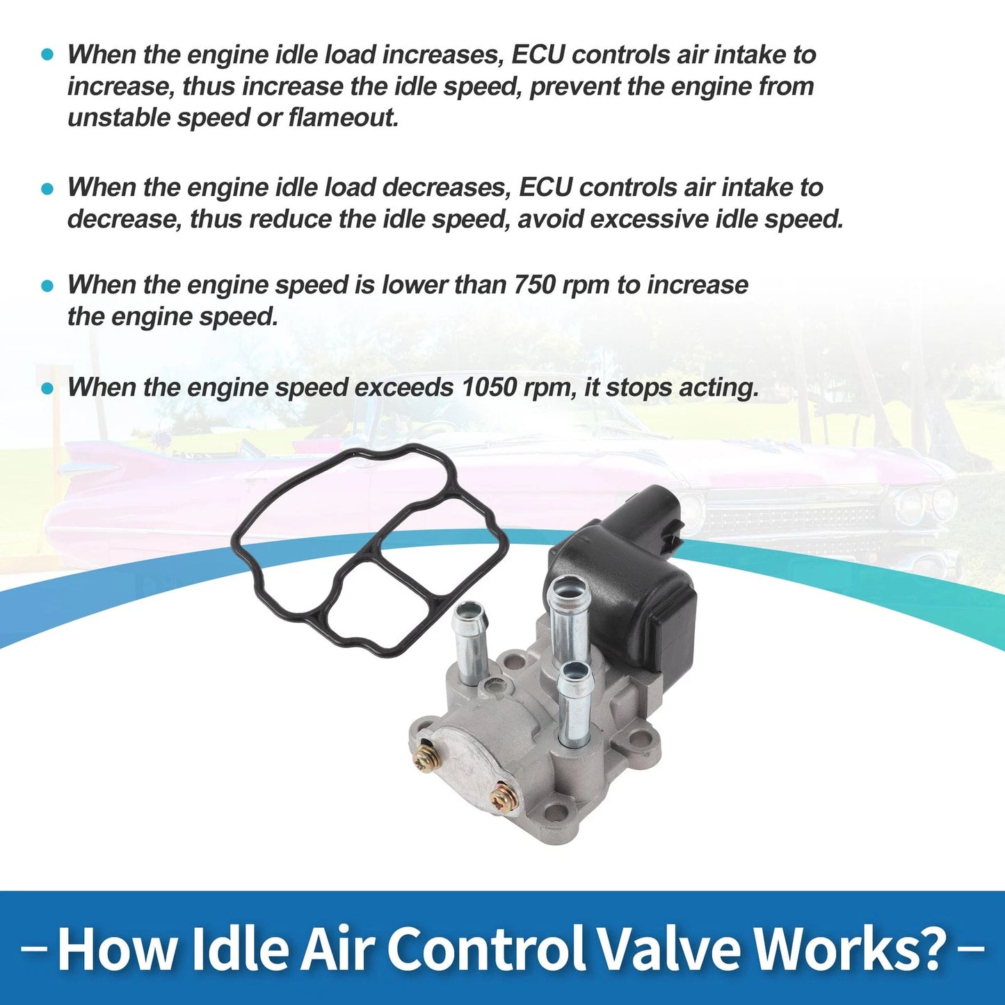 Idle Air Control Valve for Toyota RAV4 (1996-2000)