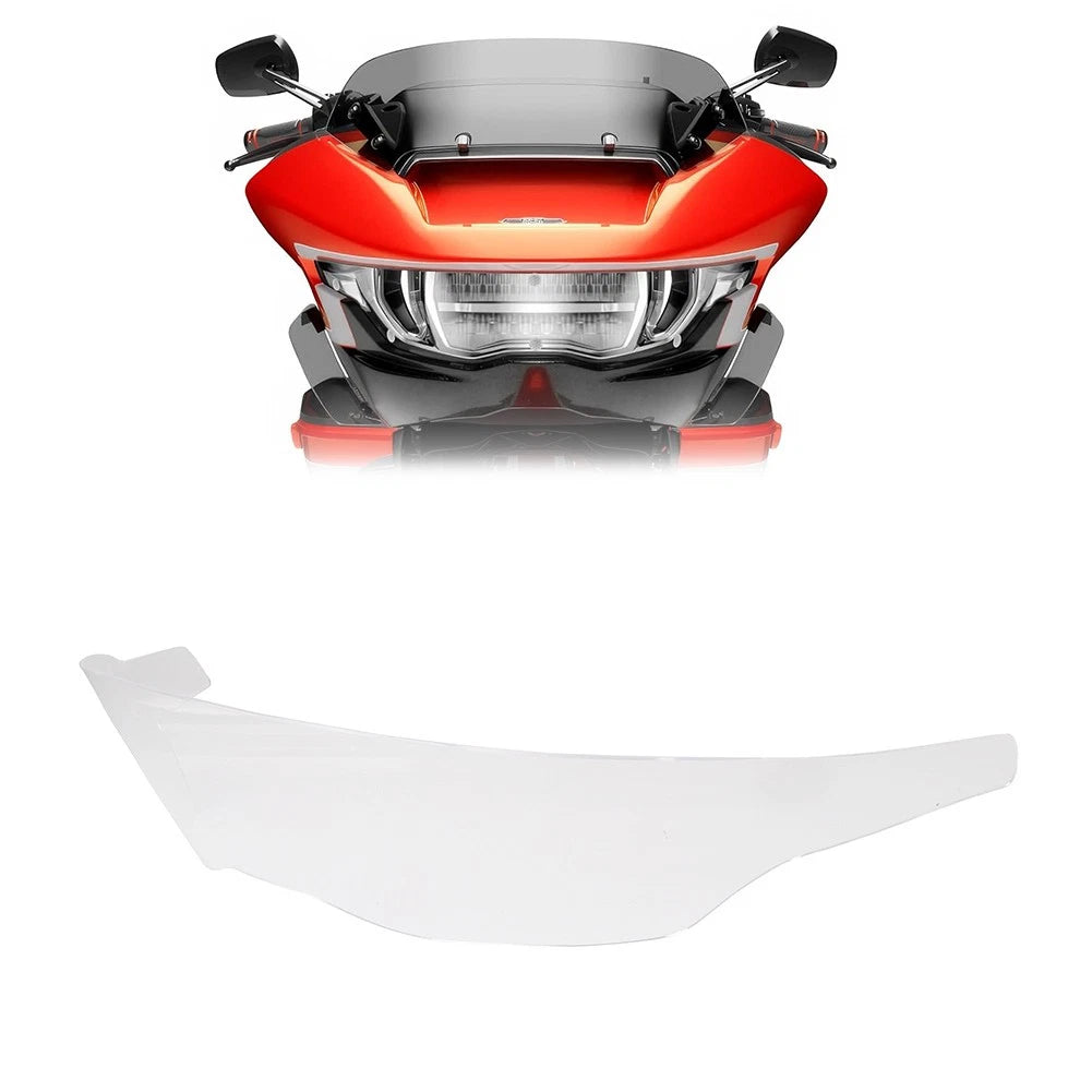 Headlight Guard Cover Clear for Harley Touring CVO Road Glide (2023-2024)