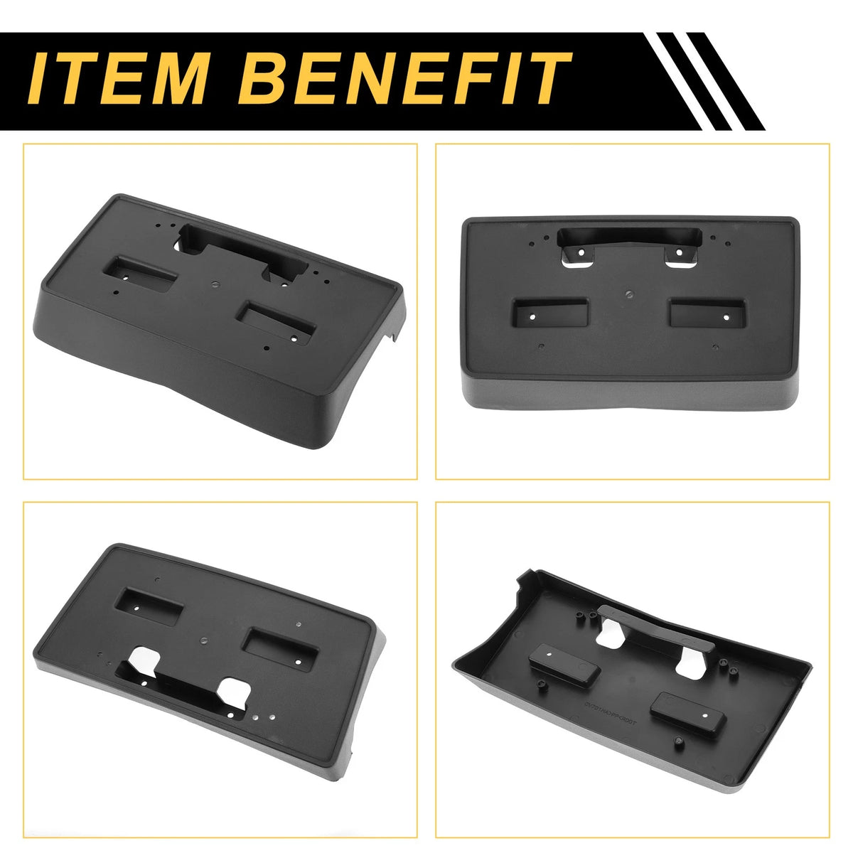 1x Bumper License Plate Bracket Holder for Chevrolet Silverado 1500 (2014-2016)