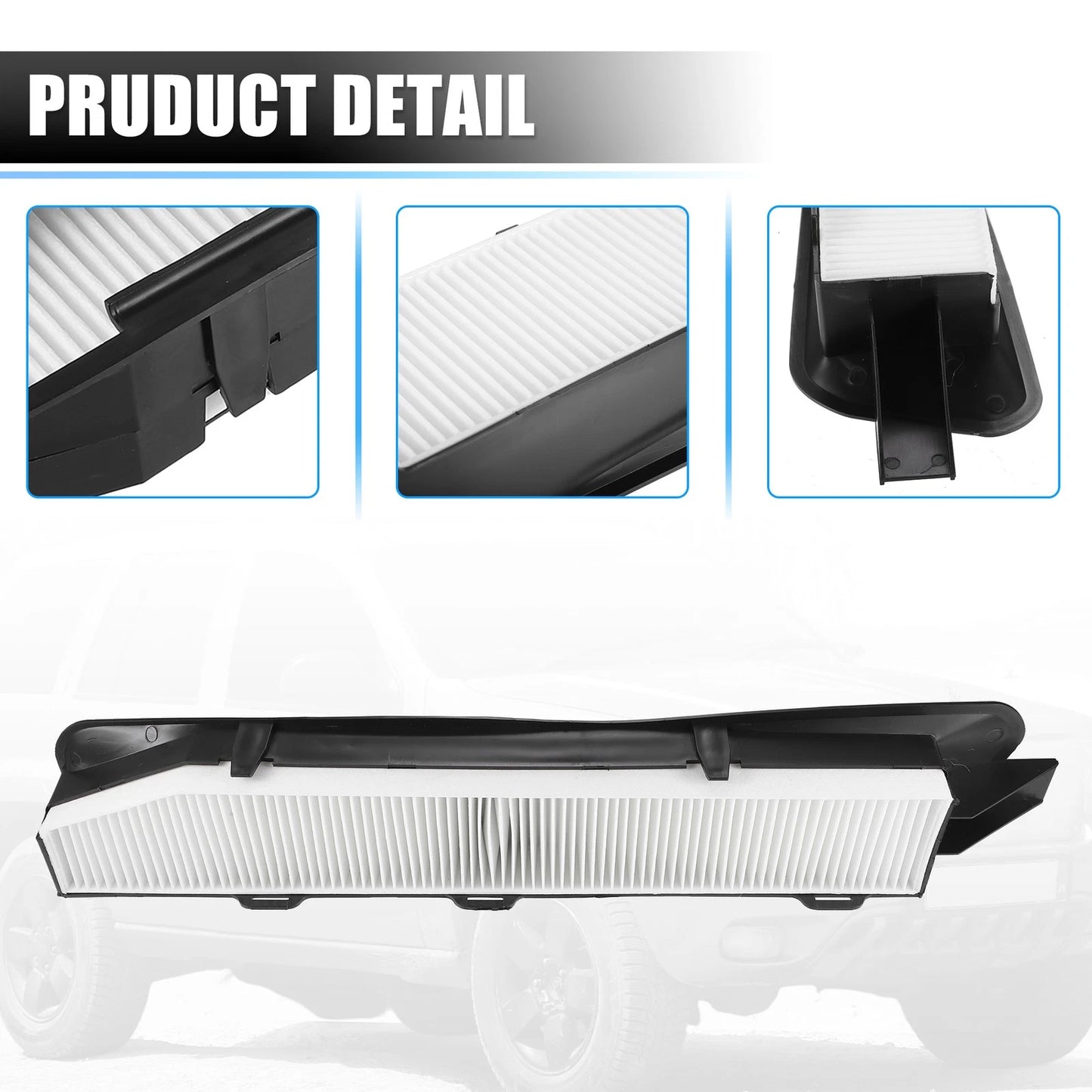 Car Cabin Air Filter & Housing Kit for Jeep Grand Cherokee (2011-2020)