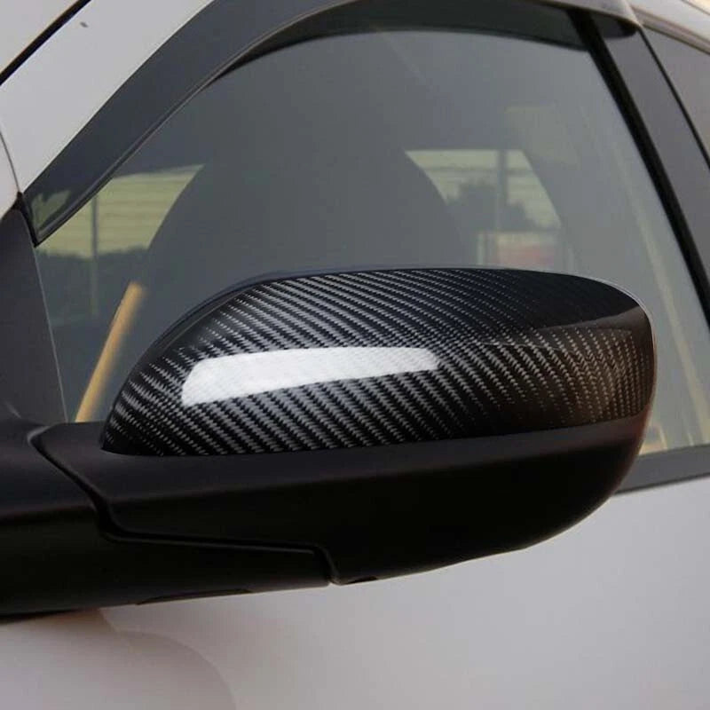 Real Carbon Fiber Add-on Side Mirror Shell Cover Caps for Mazda RX8 2004-2011