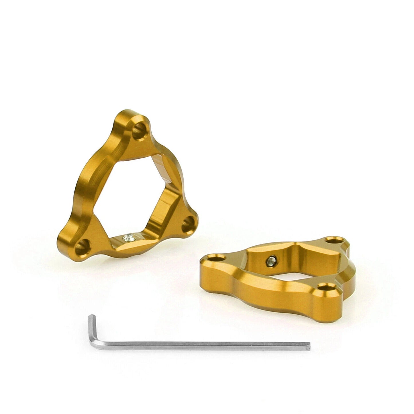 Fork Adjuster 22mm Gold for Kawasaki ZX6R, Z1000, Suzuki GSXR 600/750, Honda CBR 600/900