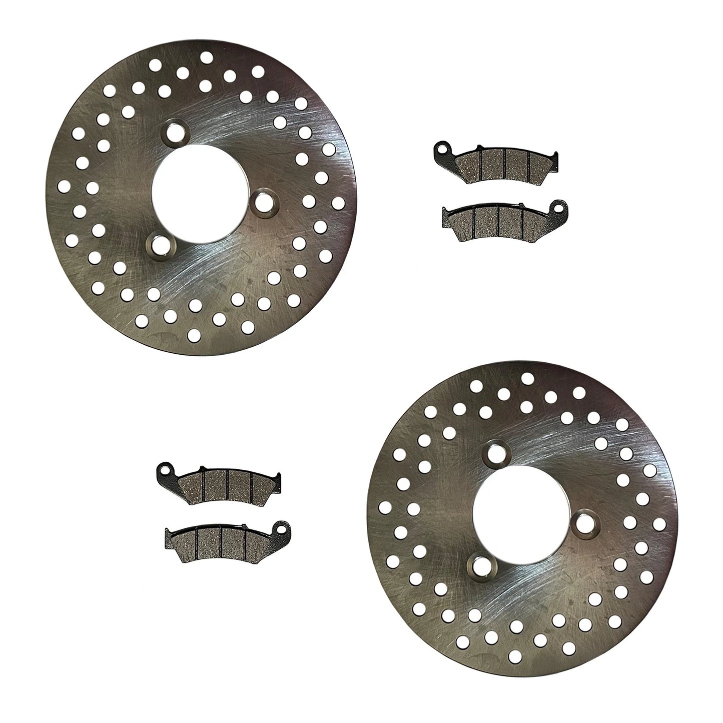 Front Disc Brake Rotors & Pads for Honda TRX250R Fourtrax (1988–1989)