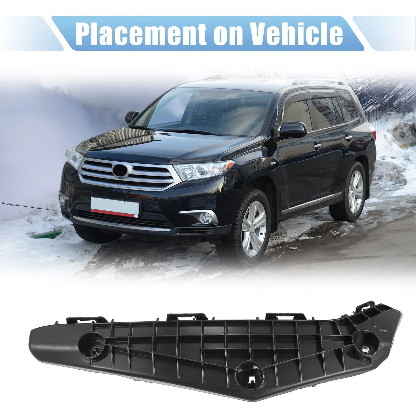 Front Right Bumper Bracket Retainer for Toyota Hybrid