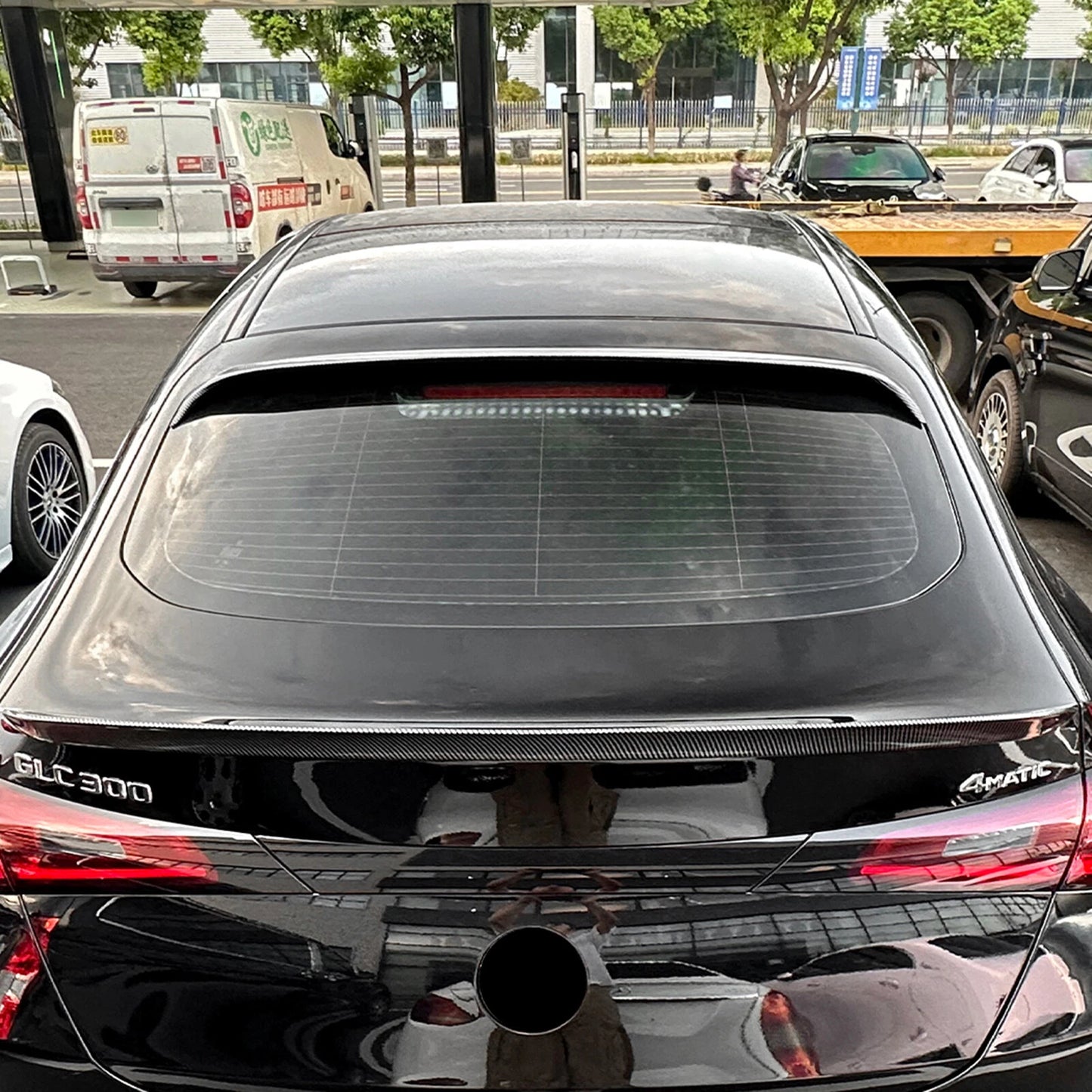 Rear Boot Spoiler for Mercedes Benz GLC Coupe AMG (2023-2025)