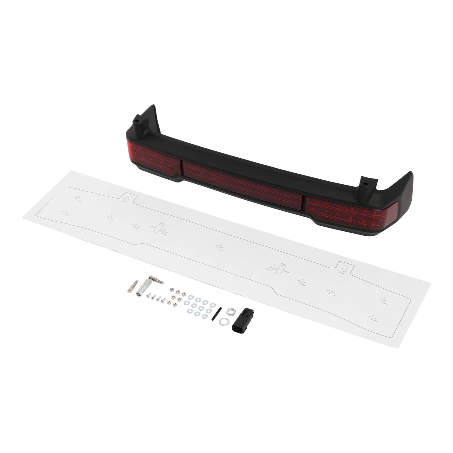 Trunk LED Brake Turn Light Side Marker for Harley King Touring (2009-2013)