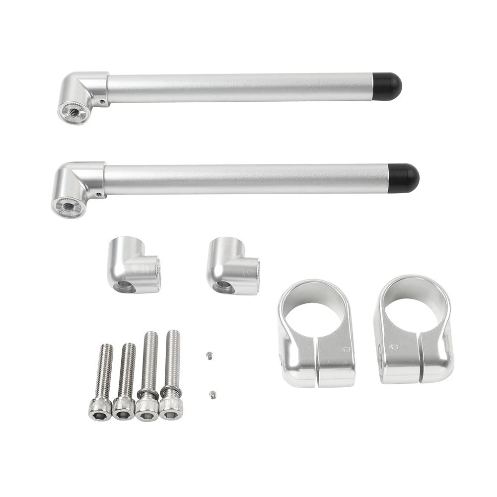 43MM Cafe Racer 7/8" Clip-On Handlebar for Motorcycle Universal (No Year)