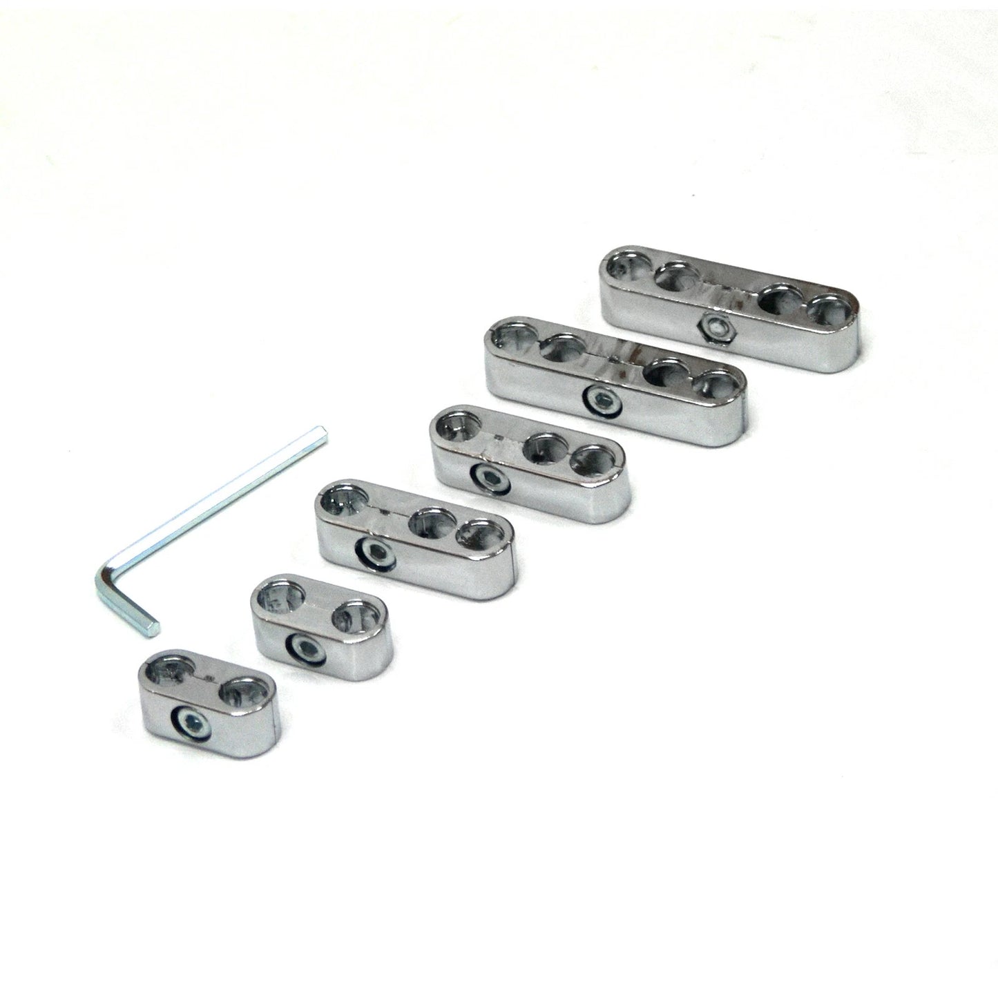 7-9.5mm Spark Plug Wire Separator Set for Universal Chrome