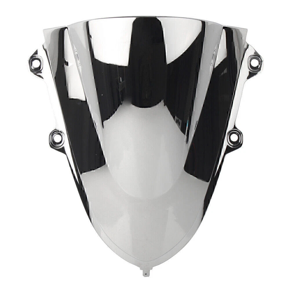 Silver ABS Motorcycle Windshield for Yamaha YZF R15 (2017-2019)