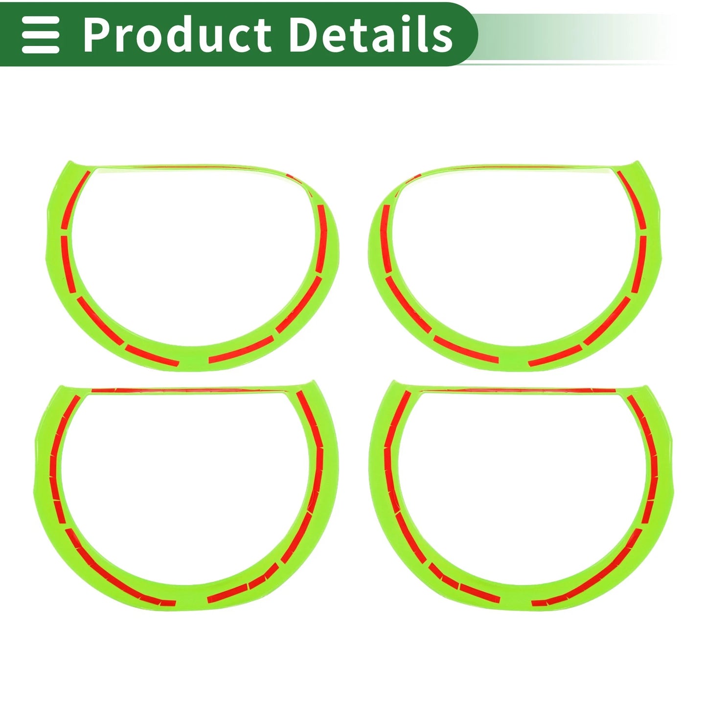 4 x Headlight Trim Bezel for Dodge Challenger (2015-2023)
